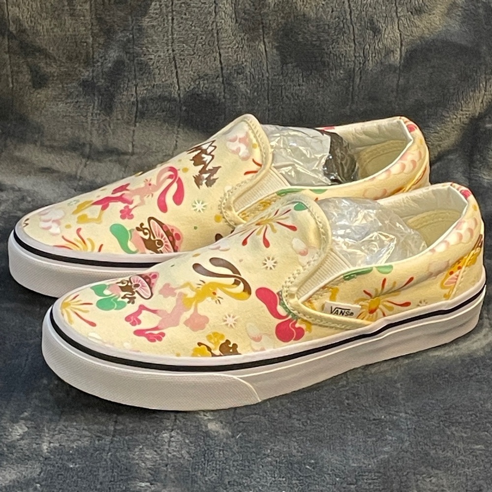 VANS Classic Slip On Get Outdoors Classic Canvas Shoes Womens 5.0W/ 3.5 M NEW